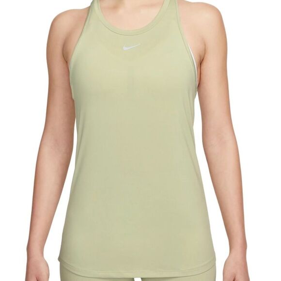 NWT Nike Women's Dri-FIT One Luxe Slim Fit Tank Top in Olive Aura Small - Picture 2 of 6